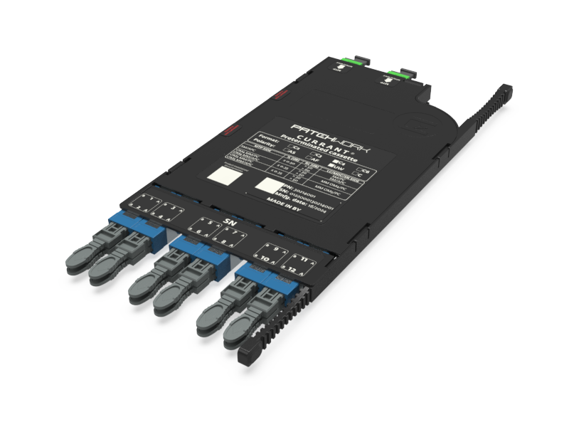 CС4 - Fiber preterminated cassette OS2 MTP(12)