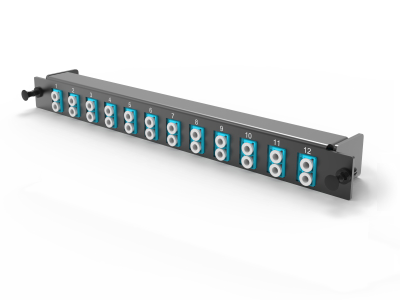 А2 - Адаптерная плата 12 x LC-Duplex адаптеров (цвет: морская волна), MM