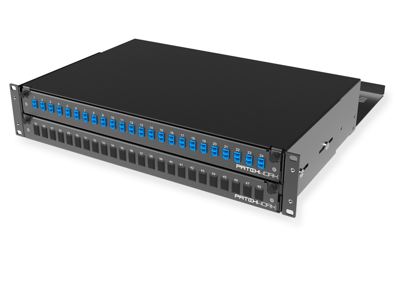 FO panel 24 x LС-UPC Duplex, 09/125 OS2