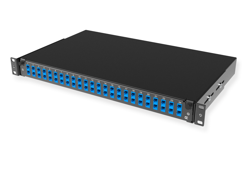 FO panel 24 x SC-UPC Duplex, 09/125 OS2