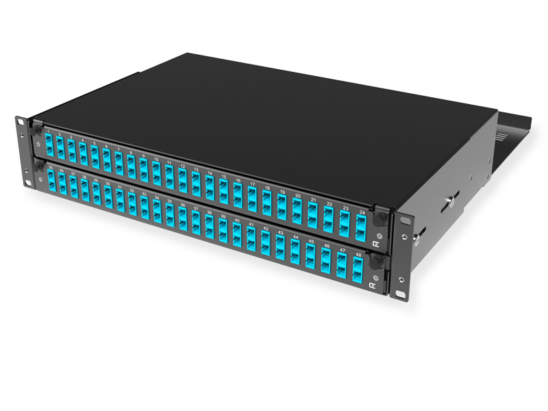 FO panel 48 x SС Duplex, 50/125 OM3,