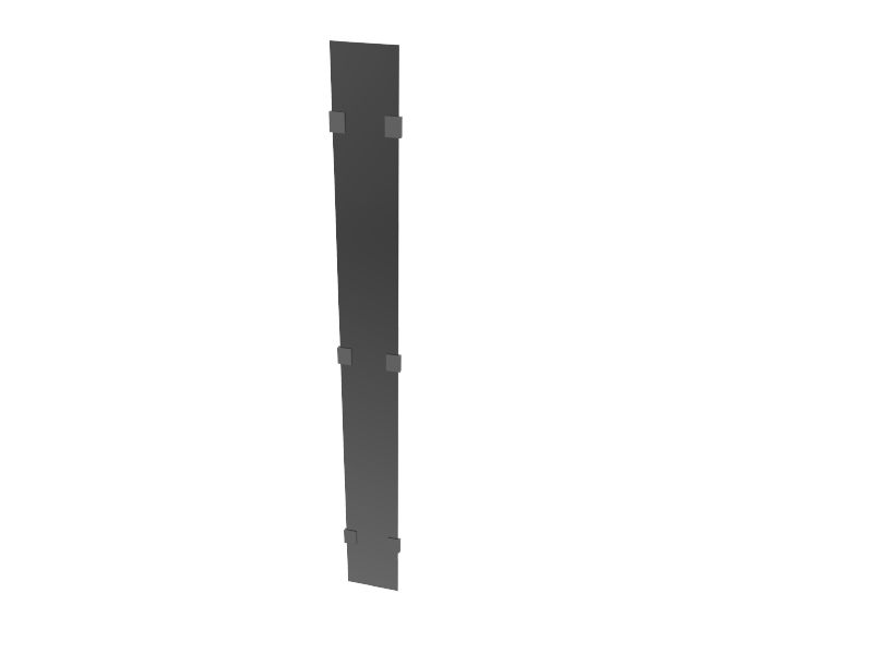 Ulmus - Hinged Cover for Vertical Cable Manager xxUx800